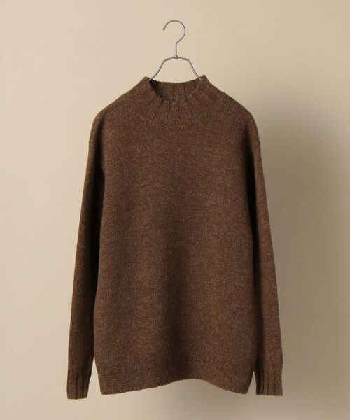 SHIPS（シップス）の「SHIPS: ローゲージ アンダイド ウール モックネック プルオーバー（ニット/セーター・メンズ・ベージュ/ブラウン/カーキ/オフホワイト・SMALL/MEDIUM/LARGE/X-LARGE）」の19枚目の写真