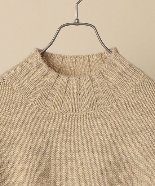 SHIPS（シップス）の「SHIPS: ローゲージ アンダイド ウール モックネック プルオーバー（ニット/セーター・メンズ・ベージュ/ブラウン/カーキ/オフホワイト・SMALL/MEDIUM/LARGE/X-LARGE）」の22枚目の写真