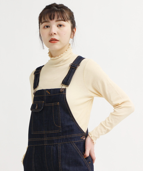 tシャツ テレコタートル レディース テレコリブハイネックTシャツ レディース[品番：PA000017264
