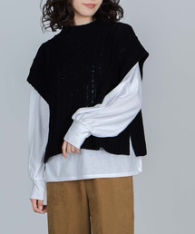 WEGO | WEGO/ケーブルベストレイヤードロンT(ベスト)