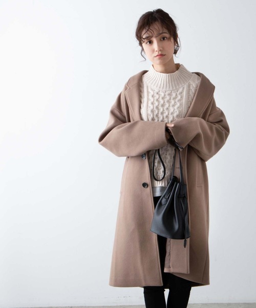 WEGO(ウィゴー)の「WEGO/ケーブルベストレイヤードロンT(ベスト・レディース・ブラック/アイボリー/グリーン系その他・FREE)」の20枚目の写真