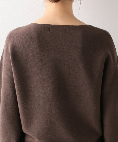 Simplicite（サンプリシテ）の「《追加》発熱もちもちパフ袖プルオーバー（ニット/セーター・レディース・チャコールグレー/ブラウン/ベージュ/ブラック/イエロー・FREE）」の13枚目の写真