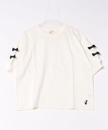 [F]Ｔシャツ　袖リボン