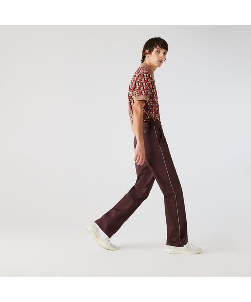 LACOSTE L!VE(ラコステライブ)の「LACOSTE L!VEサイドパイピングチノパンツ(チノパンツ・メンズ・ブラウン/キャメル・44/40/38/42)」の5枚目の写真