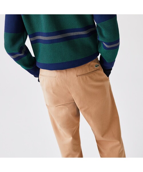 LACOSTE L!VE(ラコステライブ)の「LACOSTE L!VEサイドパイピングチノパンツ(チノパンツ・メンズ・ブラウン/キャメル・44/40/38/42)」の11枚目の写真