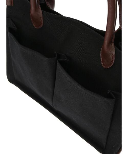 CRAFT STANDARD BOUTIQUE(クラフトスタンダードブティック)の「ガーデンバッグ *(トートバッグ・レディース・ブラック/オフホワイト・FREE)」の9枚目の写真