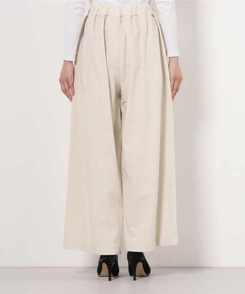 RITO（リト）の「RITOコットンリネンバッグギャザーワイドパンツ（その他パンツ・レディース・ホワイト・36/34）」の2枚目の写真