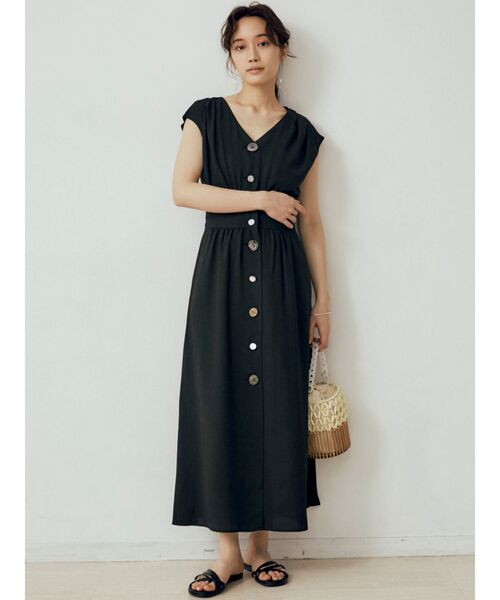 ランダムボタンフレンチスリーブワンピース ワンピース Murua ムルーア のファッション通販 Zozotown