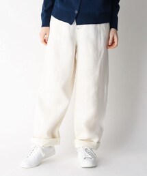 ◆【手洗い可】リネンコクーンワイドデニム