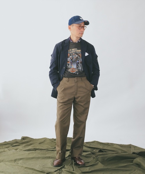 MILITARY（ミリタリー）の「実物 新品 イタリア軍 チノパンツ（チノパンツ・メンズ・ブラウン・48/52/54/50）」の9枚目の写真