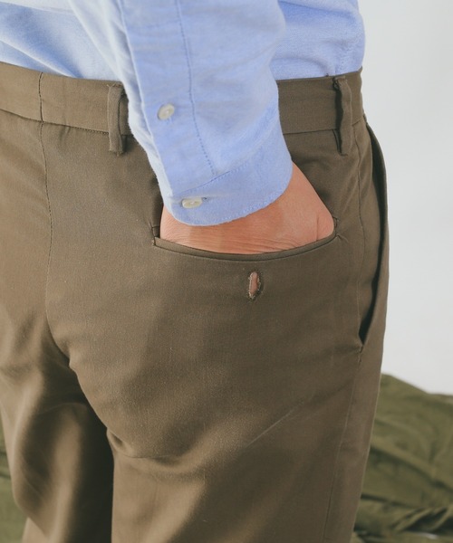 MILITARY（ミリタリー）の「実物 新品 イタリア軍 チノパンツ（チノパンツ・メンズ・ブラウン・48/52/54/50）」の8枚目の写真