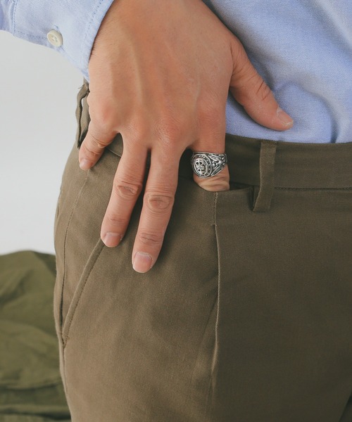 MILITARY（ミリタリー）の「実物 新品 イタリア軍 チノパンツ（チノパンツ・メンズ・ブラウン・48/52/54/50）」の7枚目の写真