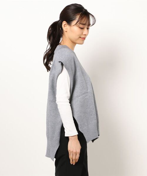 Narcissus（ナルシス）の「【Narcissus】Vニットベスト（ベスト・レディース・グリーン/グレー/ブラック・FREE）」の21枚目の写真