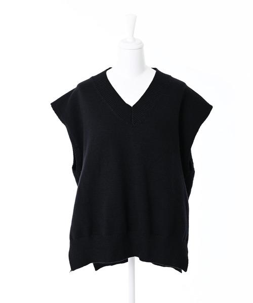 Narcissus（ナルシス）の「【Narcissus】Vニットベスト（ベスト・レディース・グリーン/グレー/ブラック・FREE）」の20枚目の写真