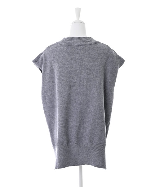 Narcissus（ナルシス）の「【Narcissus】Vニットベスト（ベスト・レディース・グリーン/グレー/ブラック・FREE）」の5枚目の写真