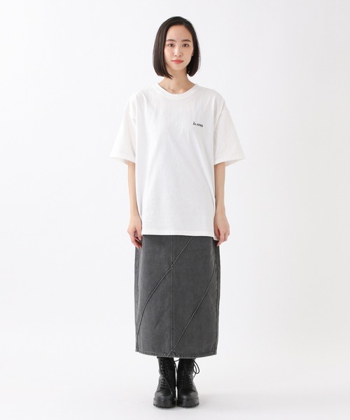 ALAND(エーランド)の「ALAND/ALANDロゴクルーT 2941485(Tシャツ/カットソー・レディース・ホワイト/ブラック/パープル/ブルー・MEDIUM/LARGE)」の18枚目の写真