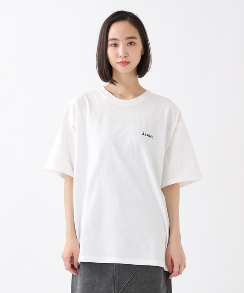 ALAND(エーランド)の「ALAND/ALANDロゴクルーT 2941485(Tシャツ/カットソー・レディース・ホワイト/ブラック/パープル/ブルー・MEDIUM/LARGE)」の22枚目の写真