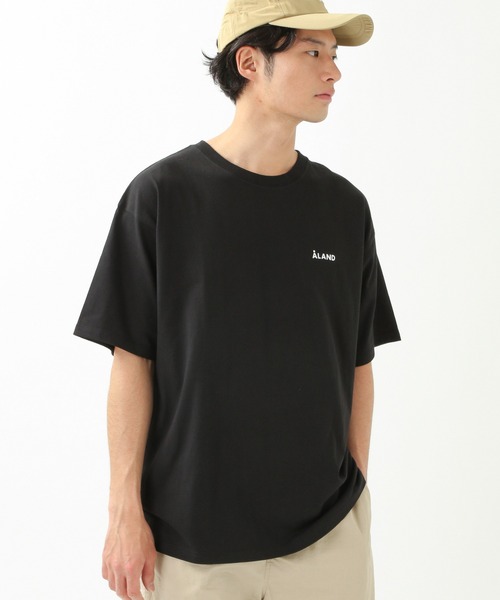 ALAND(エーランド)の「ALAND/ALANDロゴクルーT 2941485(Tシャツ/カットソー・レディース・ホワイト/ブラック/パープル/ブルー・MEDIUM/LARGE)」の9枚目の写真