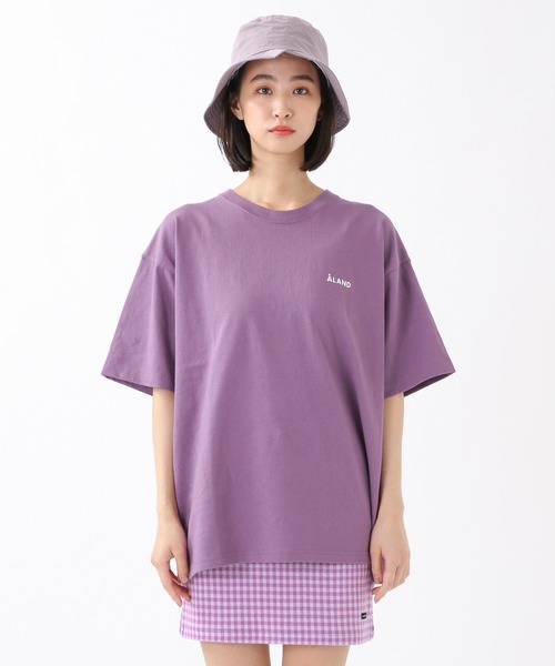 ALAND(エーランド)の「ALAND/ALANDロゴクルーT 2941485(Tシャツ/カットソー・レディース・ホワイト/ブラック/パープル/ブルー・MEDIUM/LARGE)」の13枚目の写真