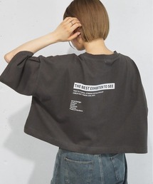 【2025SS新色登場!】ショート丈前後プリントTシャツ