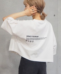 【2025SS新色登場!】ショート丈前後プリントTシャツ