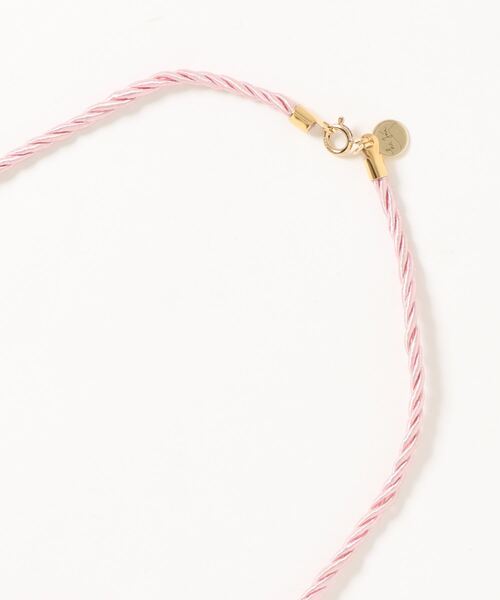 MADEMOISELLE ROPE'（マドモアゼル ロペ）の「【Sisi Joia】フラワーネックレス（ネックレス・レディース・ネイビー/オレンジ・FREE）」の3枚目の写真