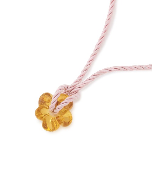 MADEMOISELLE ROPE'（マドモアゼル ロペ）の「【Sisi Joia】フラワーネックレス（ネックレス・レディース・ネイビー/オレンジ・FREE）」の8枚目の写真