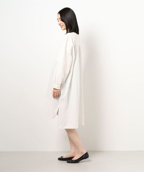 Samansa Mos2(サマンサ モスモス)の「柄アソートシャツチュニック(シャツ/ブラウス・レディース・ブラウン/ブルー/ベージュ/オフホワイト/ネイビー・フリ-)」の7枚目の写真