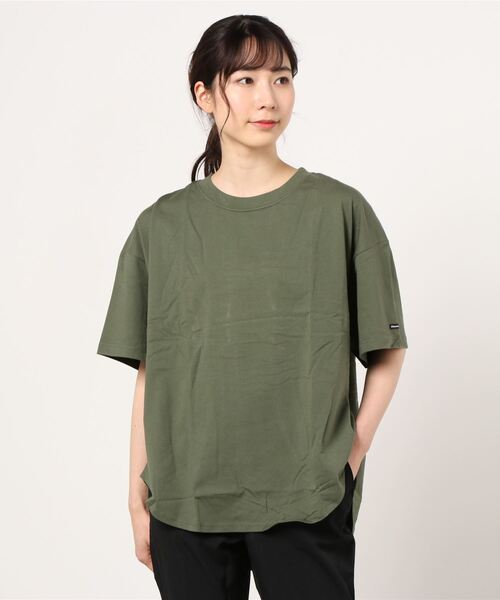 MANASTASH(マナスタッシュ)の「MANASTASH/マナスタッシュ SHELTEC BIG TEE シェルテックビッグティー(Tシャツ/カットソー・レディース・ホワイト/ブラック/ベージュ/カーキ/その他・FREE)」の4枚目の写真