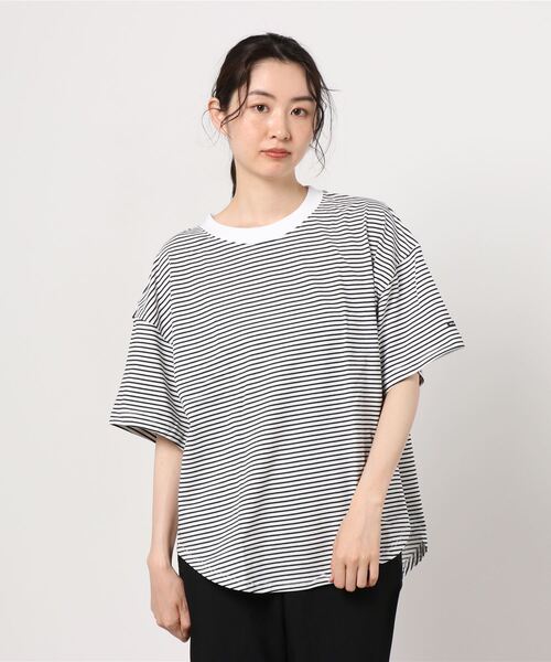 MANASTASH(マナスタッシュ)の「MANASTASH/マナスタッシュ SHELTEC BIG TEE シェルテックビッグティー(Tシャツ/カットソー・レディース・ホワイト/ブラック/ベージュ/カーキ/その他・FREE)」の5枚目の写真