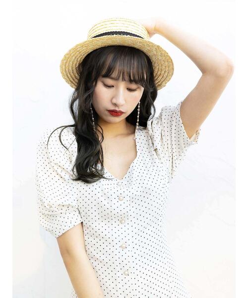 Honey Salon（ハニーサロン）の「キュービックロングピアス（ピアス（両耳用）・レディース・ホワイト/パープル・FREE）」の21枚目の写真