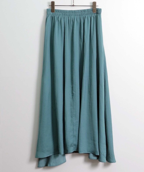 HER CLOSET（ハークローゼット）の「【HERCLOSET】エアリーフレアマキシスカート（スカート・レディース・ブラック/ピンクベージュ/テラコッタ/ターコイズブルー・M）」の21枚目の写真