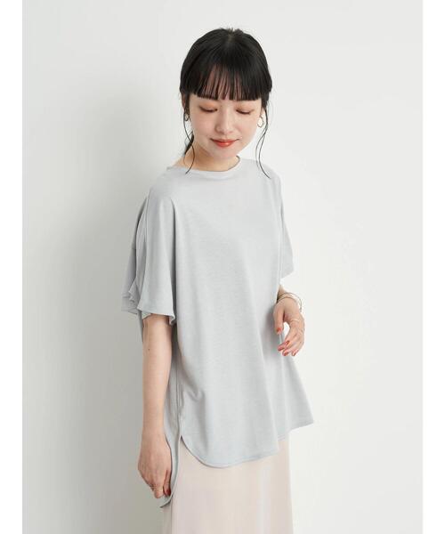 earth music&ecology(アースミュージックアンドエコロジー)の「バックフリルプルオーバー *(Tシャツ/カットソー・レディース・ホワイト/ラベンダー/ミント/サックスブルー・FREE)」の11枚目の写真