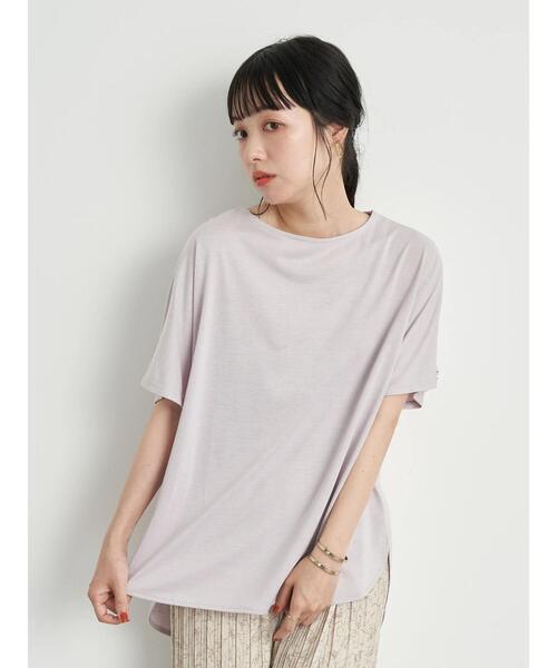 earth music&ecology(アースミュージックアンドエコロジー)の「バックフリルプルオーバー *(Tシャツ/カットソー・レディース・ホワイト/ラベンダー/ミント/サックスブルー・FREE)」の16枚目の写真