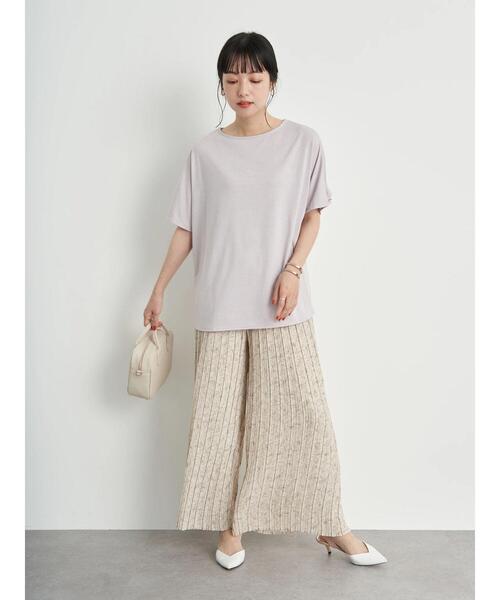 earth music&ecology(アースミュージックアンドエコロジー)の「バックフリルプルオーバー *(Tシャツ/カットソー・レディース・ホワイト/ラベンダー/ミント/サックスブルー・FREE)」の18枚目の写真