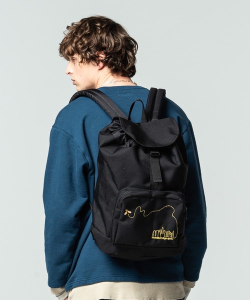 glamb（グラム）の「Brain bee back pack by Manhattan Portage / ブレインビーバックパックバイマンハッタンポーテージ（バックパック/リュック・メンズ・ブラック・FREE）」の11枚目の写真
