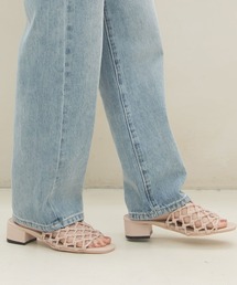 Newlyme | マクラメスクエアトゥサンダル(サンダル)