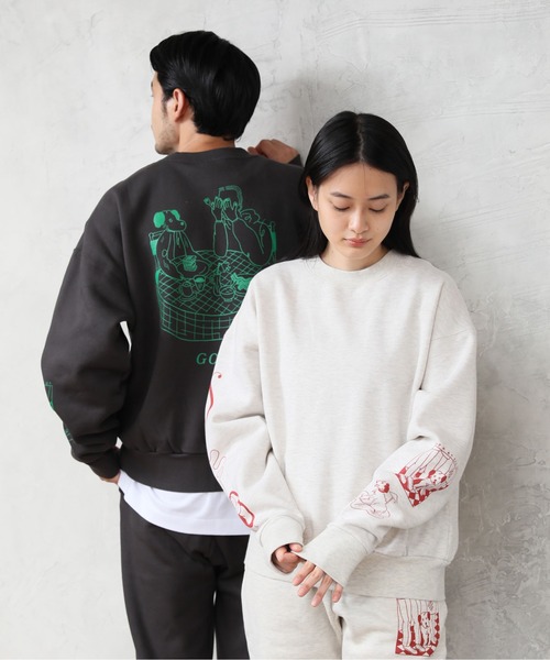 Common Noun（コモン ナウン）の「Common Noun/norahi 裏起毛クルースウェット（スウェット・レディース・サックスブルー/オートミール/ライトイエロー/スミクロ・M/L）」の19枚目の写真