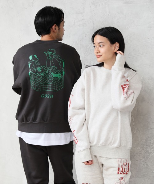 Common Noun（コモン ナウン）の「Common Noun/norahi 裏起毛クルースウェット（スウェット・レディース・サックスブルー/オートミール/ライトイエロー/スミクロ・M/L）」の20枚目の写真