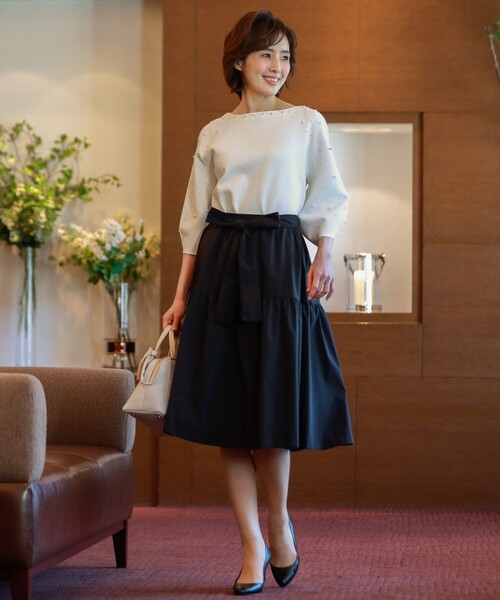 TO BE CHIC（トゥー ビー シック）の「【L】ハリーストレッチニット