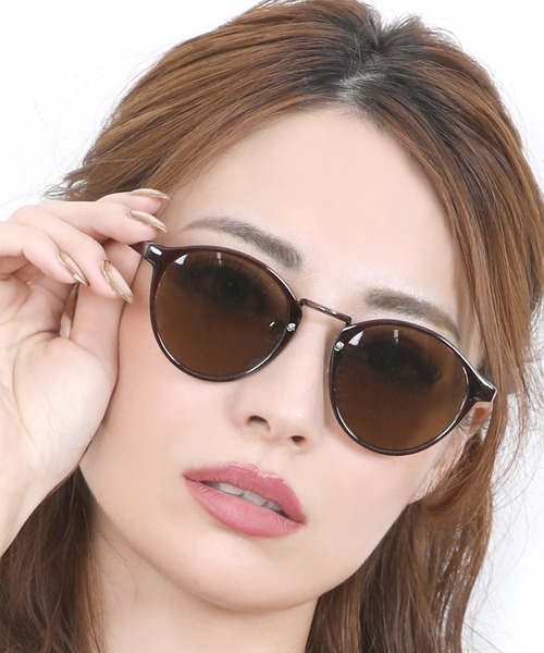 blackdia ocean(ブラックダイヤオーシャン)の「blackdia ocean ボストンサングラス(サングラス・レディース・ブラック/ブラウン/ブルー/グリーン/クリア/ブラック×グレー/ブラック×ブラック/ブラック×ブルー/ブラック×ピンク・FREE)」の8枚目の写真