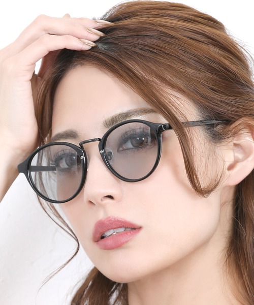 blackdia ocean(ブラックダイヤオーシャン)の「blackdia ocean ボストンサングラス(サングラス・レディース・ブラック/ブラウン/ブルー/グリーン/クリア/ブラック×グレー/ブラック×ブラック/ブラック×ブルー/ブラック×ピンク・FREE)」の4枚目の写真