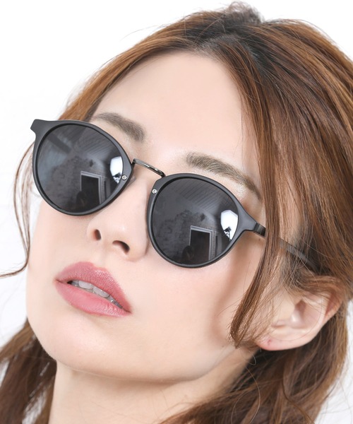 blackdia ocean(ブラックダイヤオーシャン)の「blackdia ocean ボストンサングラス(サングラス・レディース・ブラック/ブラウン/ブルー/グリーン/クリア/ブラック×グレー/ブラック×ブラック/ブラック×ブルー/ブラック×ピンク・FREE)」の3枚目の写真