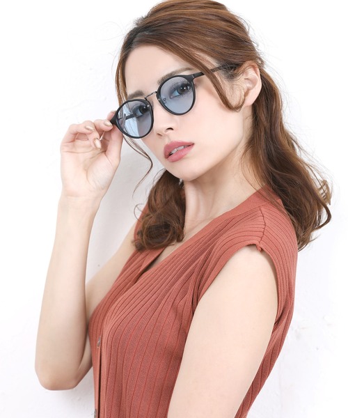 blackdia ocean(ブラックダイヤオーシャン)の「blackdia ocean ボストンサングラス(サングラス・レディース・ブラック/ブラウン/ブルー/グリーン/クリア/ブラック×グレー/ブラック×ブラック/ブラック×ブルー/ブラック×ピンク・FREE)」の15枚目の写真