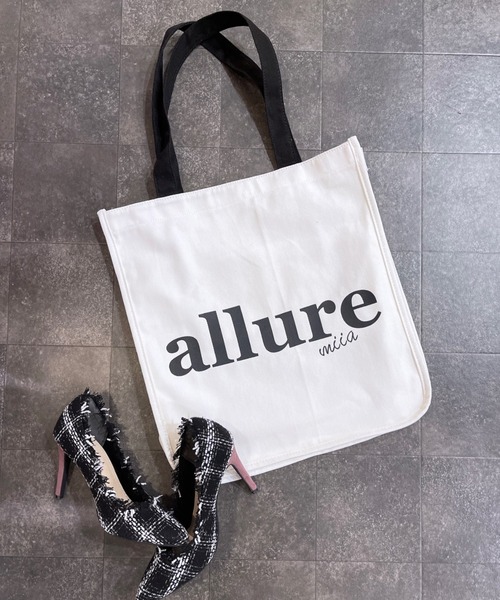 MIIA(ミーア)の「allure miia トートバッグ(トートバッグ・レディース・ブラック/パープル/オフホワイト/ピンク・FREE)」の8枚目の写真