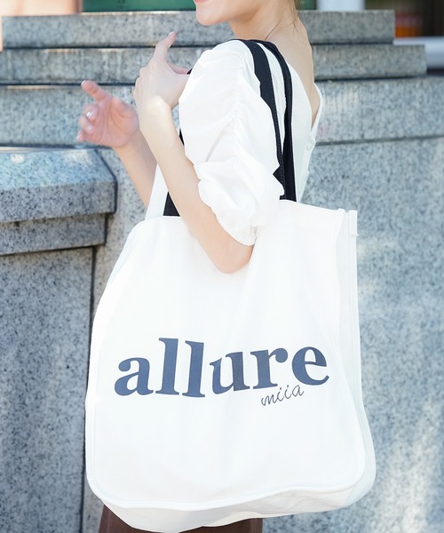 MIIA(ミーア)の「allure miia トートバッグ(トートバッグ・レディース・ブラック/パープル/オフホワイト/ピンク・FREE)」の14枚目の写真