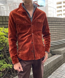 NICOLE CLUB FOR MEN | ブライトコーデュロイ　シャツブルゾン(シャツ/ブラウス)