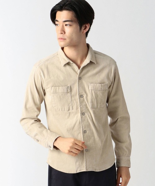 NICOLE CLUB FOR MEN（ニコルクラブフォーメン）の「ブライトコーデュロイ　シャツブルゾン（シャツ/ブラウス・メンズ・モカ/その他/ブラック/ライトベージュ・MEDIUM/X-LARGE/LARGE）」の20枚目の写真