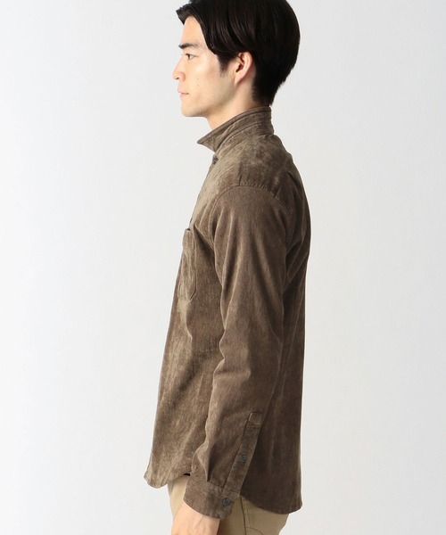 NICOLE CLUB FOR MEN（ニコルクラブフォーメン）の「ブライトコーデュロイ　シャツブルゾン（シャツ/ブラウス・メンズ・モカ/その他/ブラック/ライトベージュ・MEDIUM/X-LARGE/LARGE）」の13枚目の写真