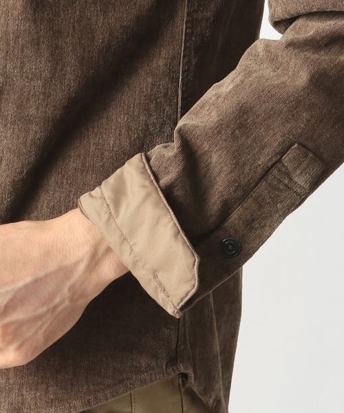 NICOLE CLUB FOR MEN（ニコルクラブフォーメン）の「ブライトコーデュロイ　シャツブルゾン（シャツ/ブラウス・メンズ・モカ/その他/ブラック/ライトベージュ・MEDIUM/X-LARGE/LARGE）」の8枚目の写真